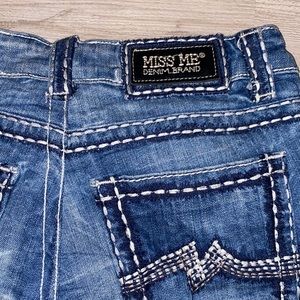 - Miss Me Denim brand sz 28 JB1026M5 Boyfriend Bermuda